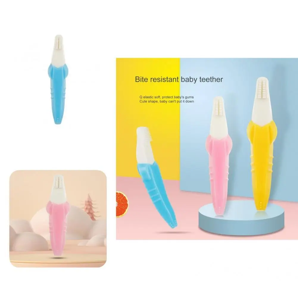 

Excellent BPA Free Baby Molar Stick Infant Toothbrush Baby Molar Rod Silicone Heat Resistant