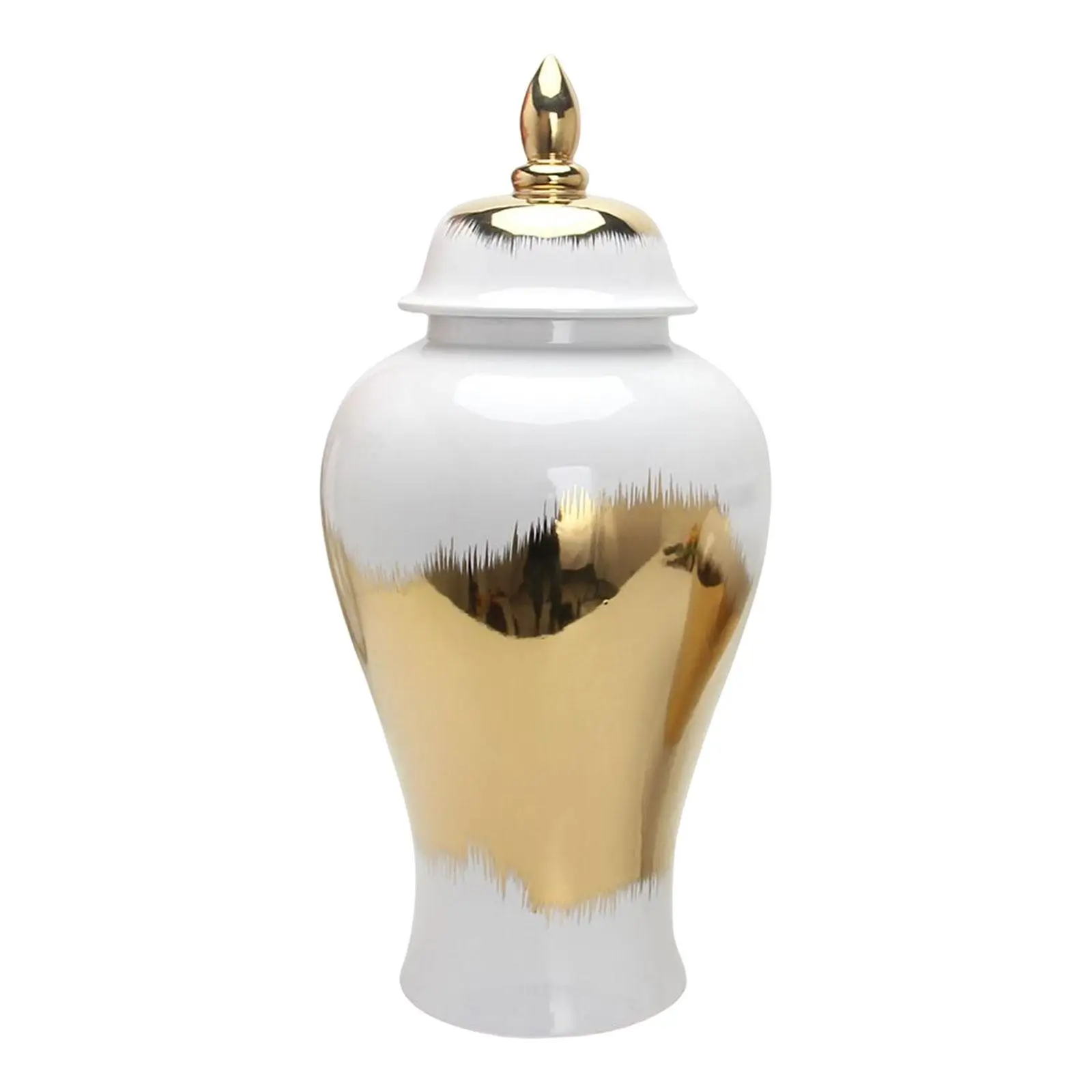 

Jar Vase with Lid Collectible Display Ginger Jar for Cafe Desktop Bookshelf