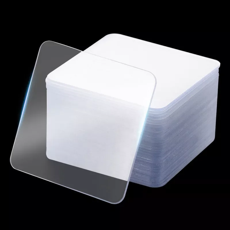 

10Pcs Double-Sided Sticker Transparent Sticky Pads Nano Seamless Anti-Slip Free Punching Waterproof Double-sided Tape Household