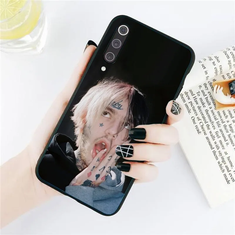Мягкий чехол Lil Peep Bo для телефона Xiaomi Redmi Note 11 10 9T 8 7 Pro 9 9A 9C 6 мягкий черный |