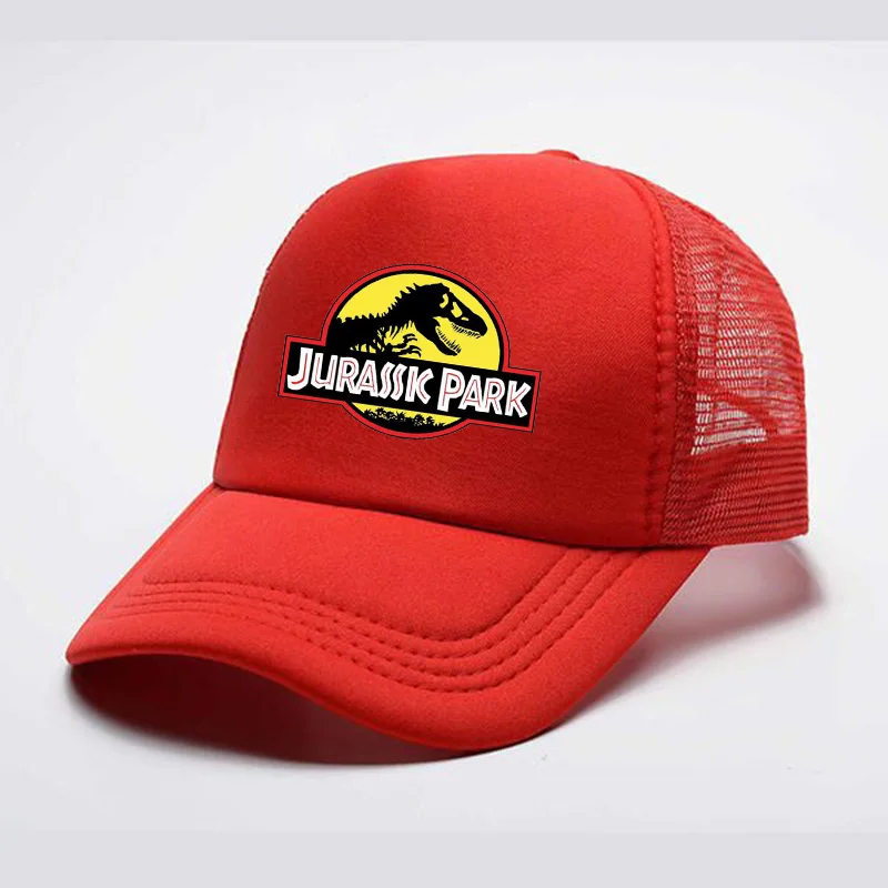 

2022 New Jurassic Park dinosaur pattern printing baseball cap Men and women Summer Trend Cap New Youth Joker sun hat Beach Visor