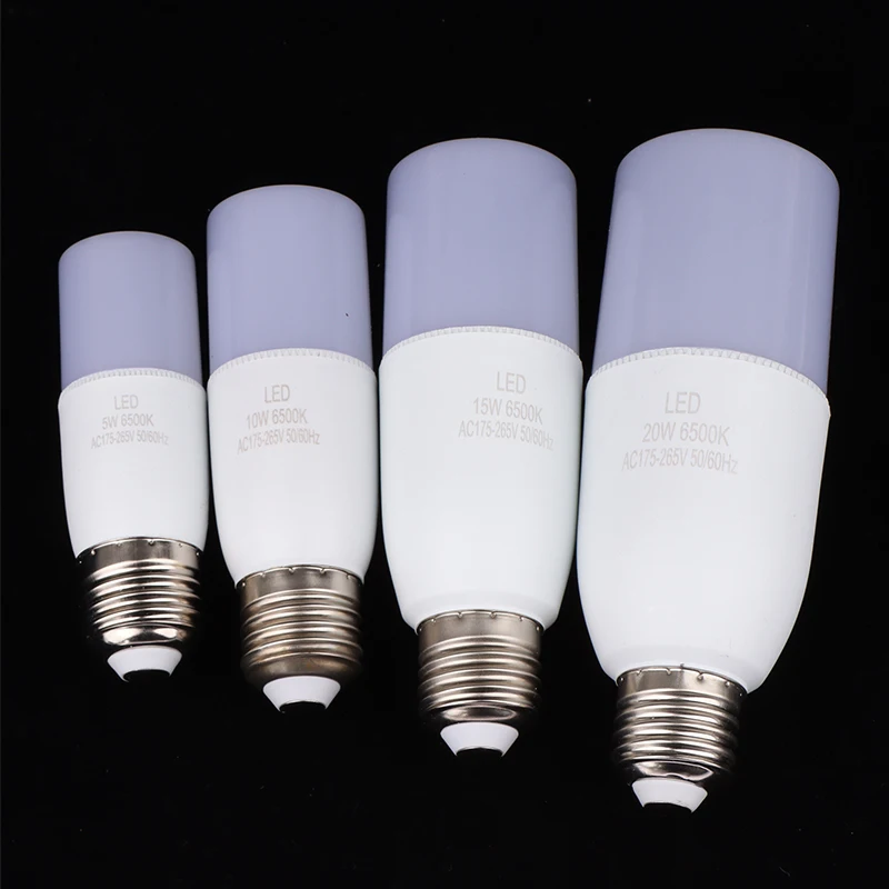 

1Pc LED Column Shape Lamp 5/10/15/20W E27 Led Bulb Light Bulbs AC 220V Lamps Lamp for Home Office Decor Lighting for Room