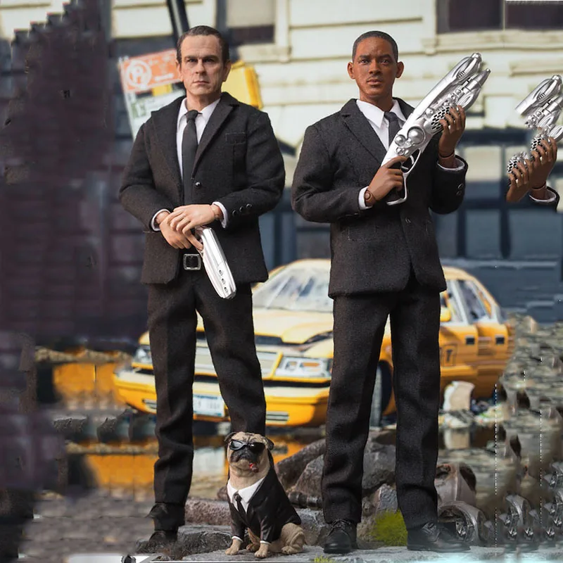 

PCTOYS PC022 1/12 Scale Collectible Full Set Black Agent Detective J/K 6 Inches Action Figure Model Toys for Fans Gifts