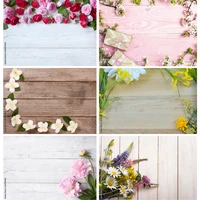 vinyl custom photography backdrops props flower wood planks photo studio background 2211 hbb 03