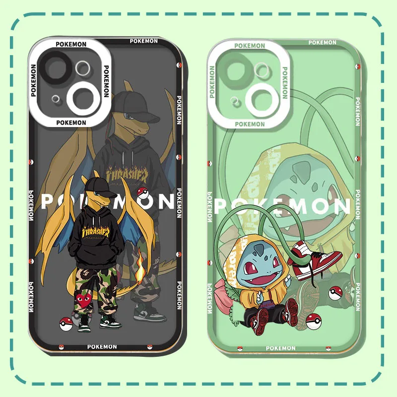 Мультяшный мягкий чехол P-Pokemon для Xiaomi 13T 12T 11T 10T 14 13 12 11 Lite 5G NE POCO F6 X6 Pro X3 NFC X5 X4 GT F3 F4 F5