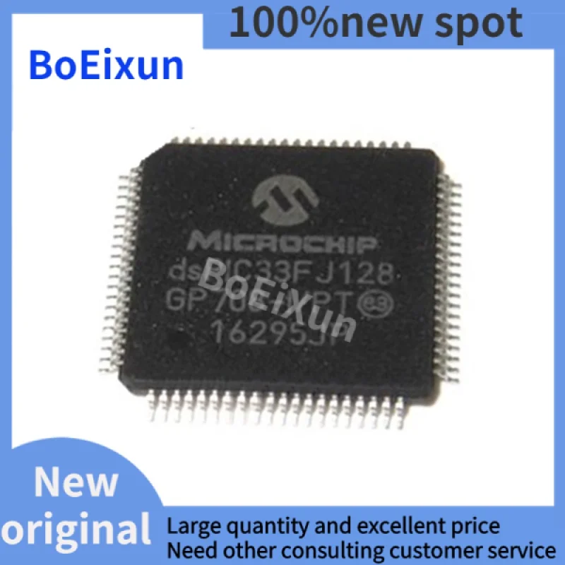 

1-100 Pieces DSPIC33FJ128GP708-I/PT TQFP-80 DSPIC33FJ128GP708 Microcontroller Chip IC Integrated Circuit Brand New Original