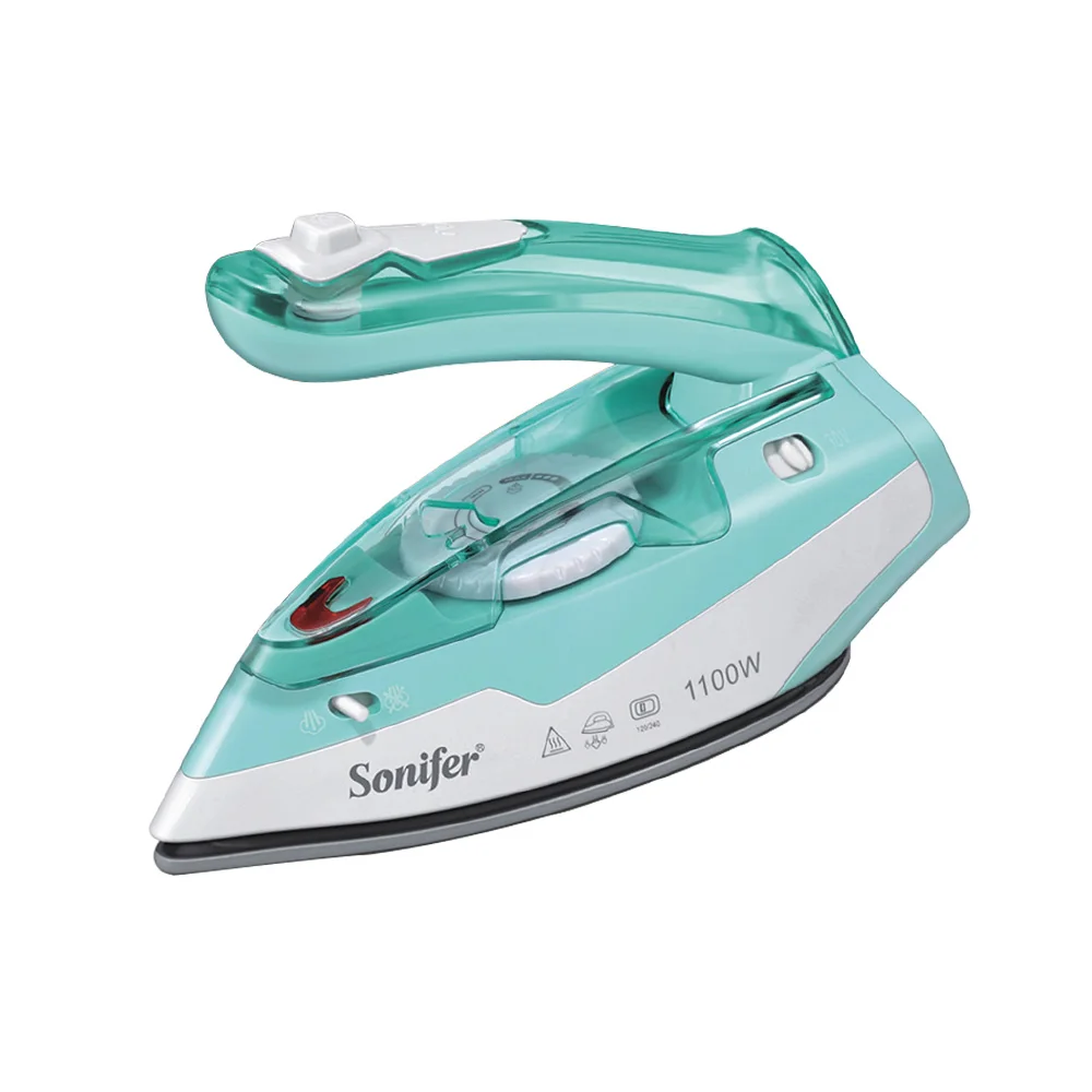 

Утюг паровой портативный складной, 1100 Вт, с керамической подошвой