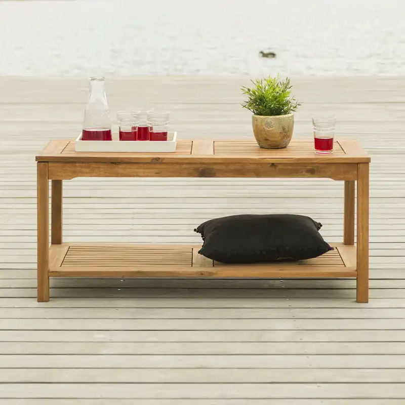 

Acacia Wood Patio Coffee Table,