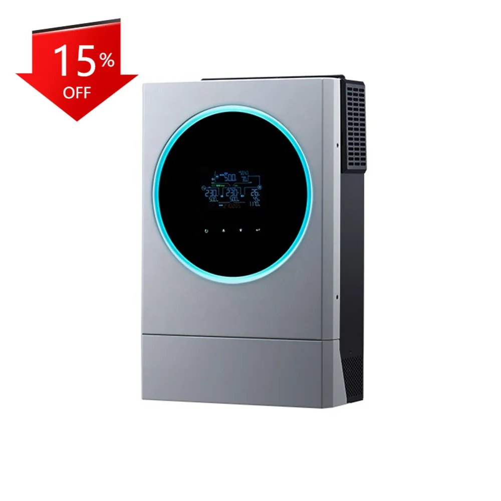 

5600 Вт 48VDC 120A MPPT 230VAC Гибридный инвертор