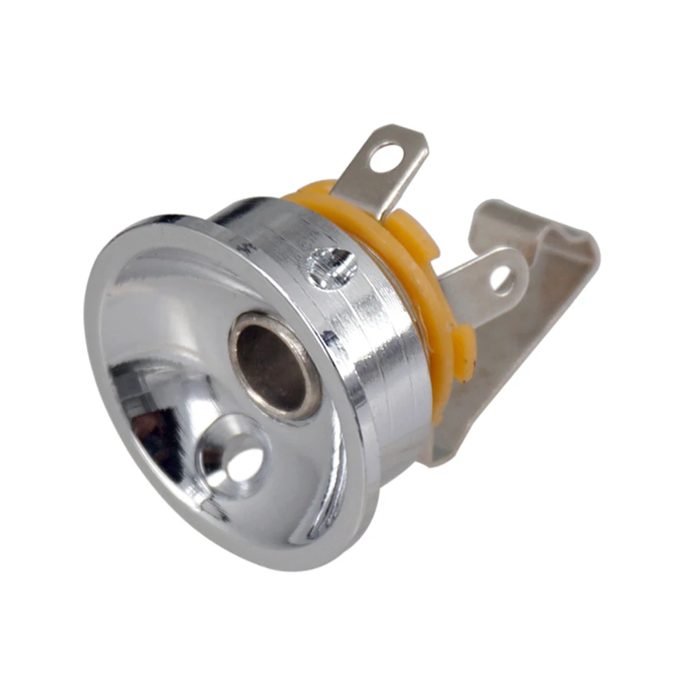

Guitar Socket Jack TL Jack Plate Holder Metal Accessory Electric Guitar Electro Sockets For Tele Guitar Durable