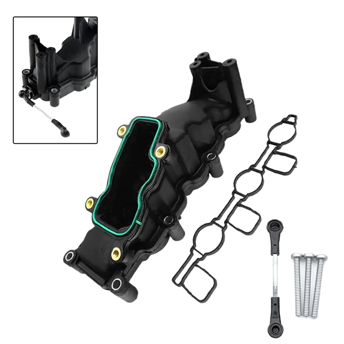 Впускной коллектор для Audi A4 B8 A5 A6 C6 Q5 Q7 VW Phaeton Touareg V6 TDI 2 7 3 0 впускная трубка воздуха