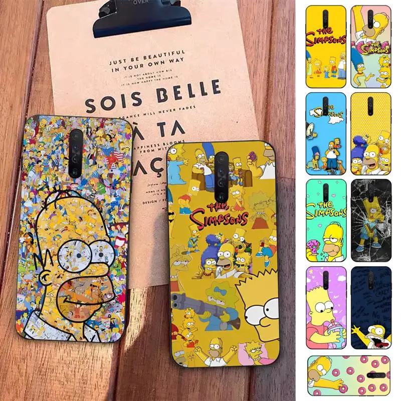 

MINISO The-S-Simpsons Phone Case For Redmi 5 6 7 8 9 10 plus pro 6 7 8 9 A GO K20 K30 K40 pro plus F3 Fundas