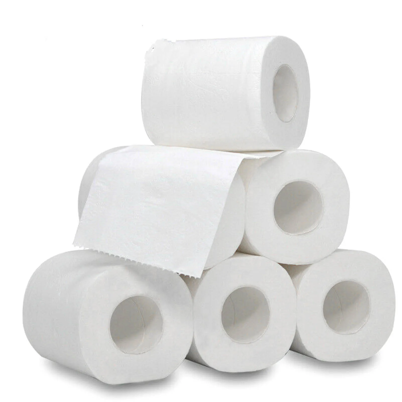 

Newly 2/4/6 Rolls Toilet Paper Professional Standard Absorbent Toilet Paper for Bathroom Vanity Countertop