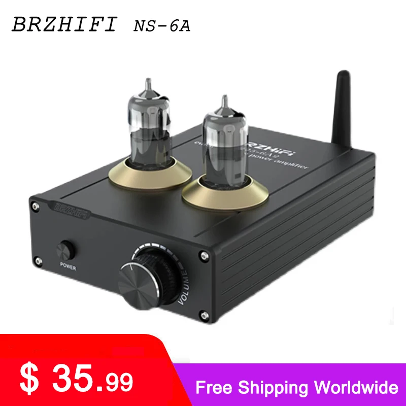 

BRZHIFI NS-6A2 NS4255 6A2 HiFi Bluetooth 5,0 трубчатый Маленький цифровой усилитель