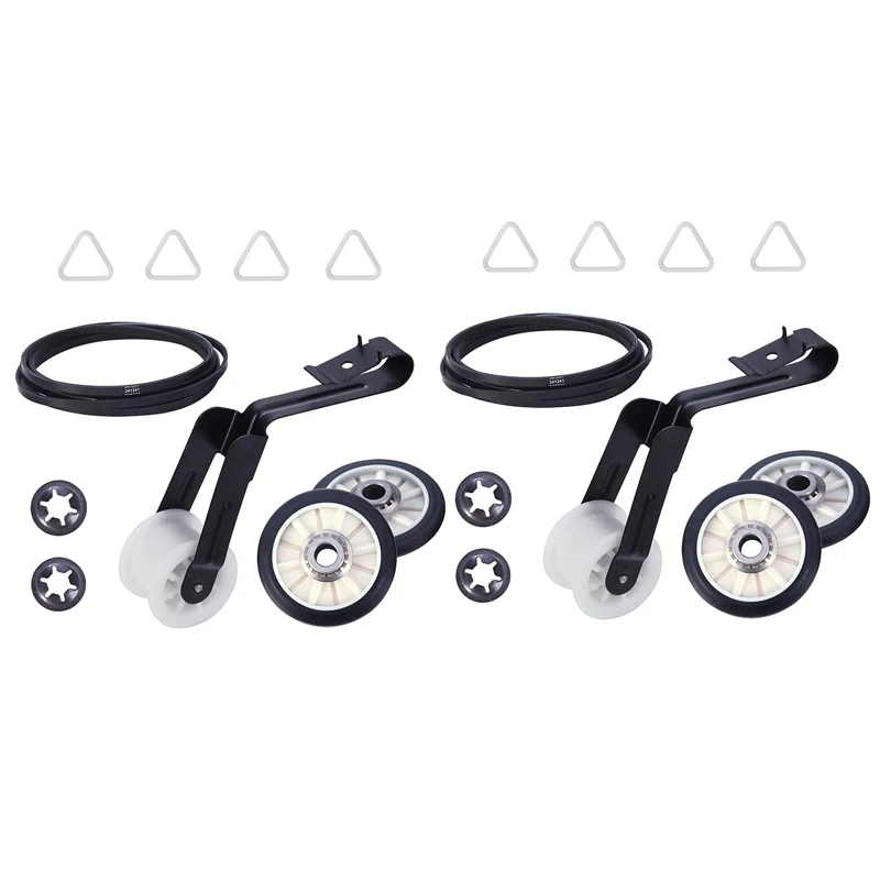 2 комплекта роликов ремня сушилки для Whirlpool Kenmore WPW 10314173 В 10314171 4392065 WP 691366 341241 349241 Т