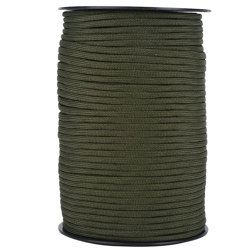 

550 Paracorde 4mm 9-Core Parachute Cord 100M Rescue Rope For Tent Binding Climbing Hiking Outdoor Camping