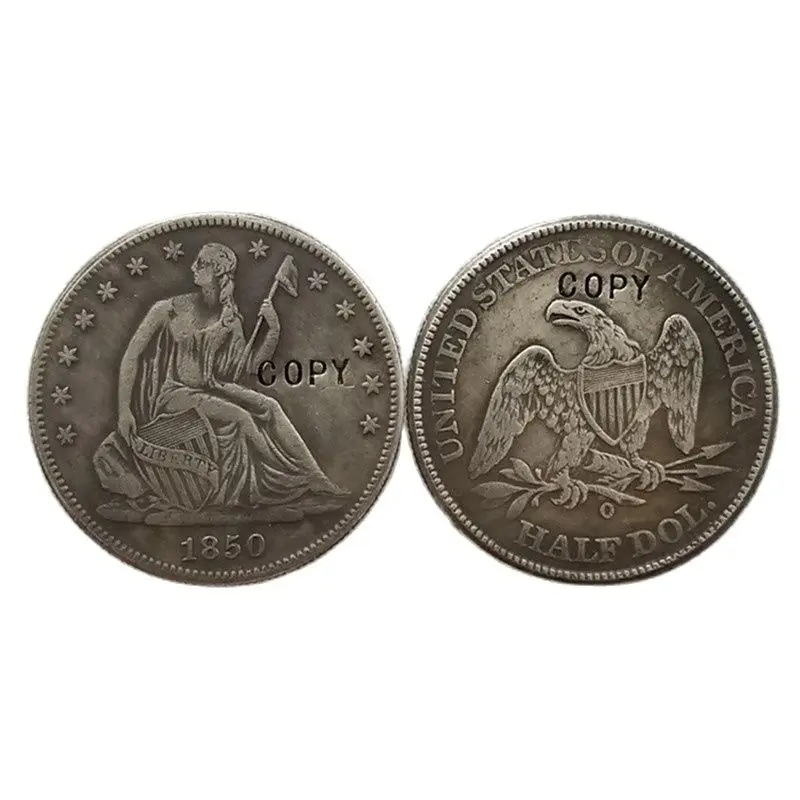 США 1850-O, копия монеты на половину доллара США
