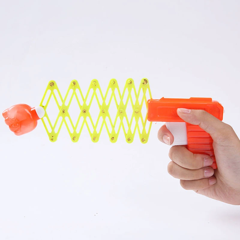 

3Pcs Funny Retractable Fist Shooter Trick Toy Gun Family Game Toys for Kids Birthday Baby Shower Party Favors Pinata Stuffers