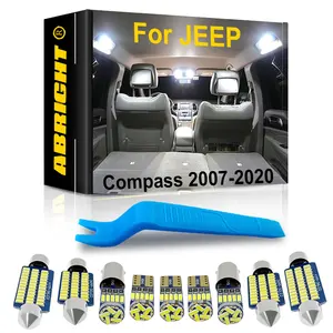 Car Interior Light LED For Jeep Compass MK49 MP 2007 2008 2009 2010 2011 2012 2014 2015 2016 2017 2018 2019 2020 Canbus Lamp