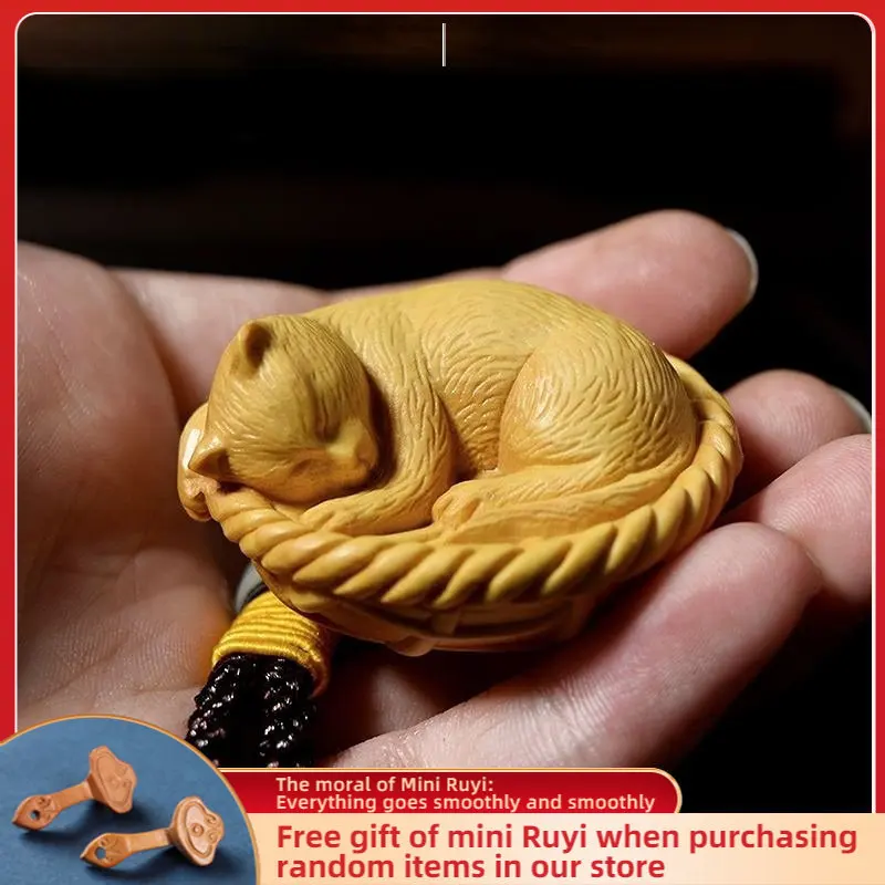 

Скала ципарис деревянная резная оригинальность [кошка для сна] приносит богатство и удачу украшение для дома офисные аксессуары Автомобиль...