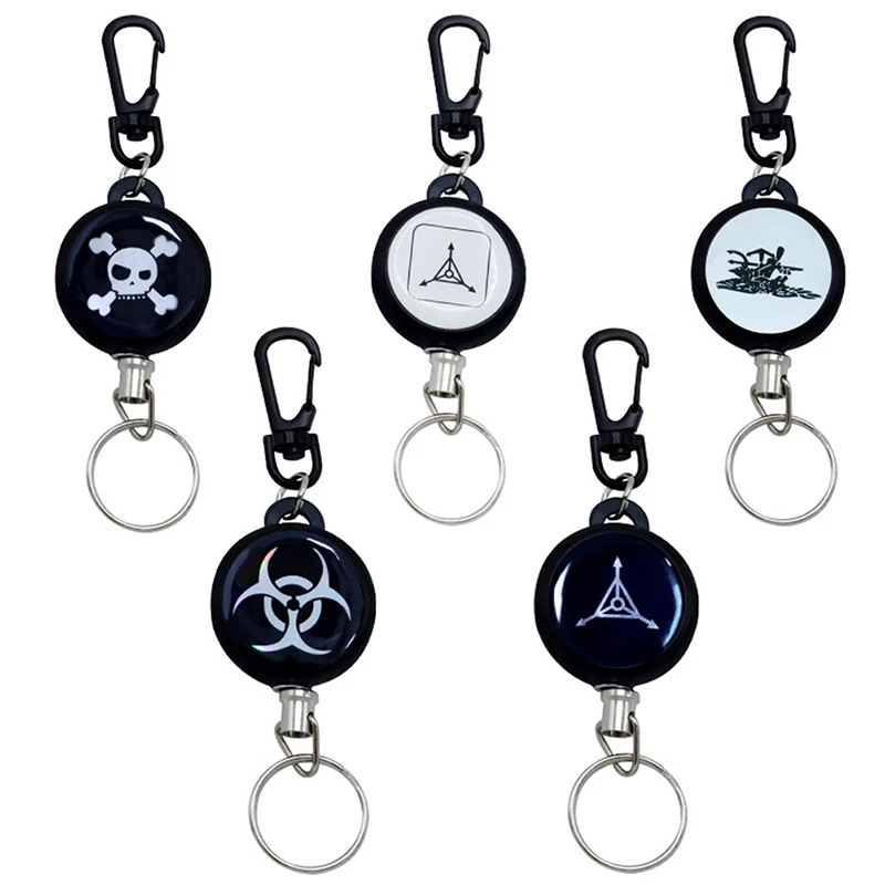 1 шт. эластичный брелок для ключей TAD стальная веревка охранный ремень