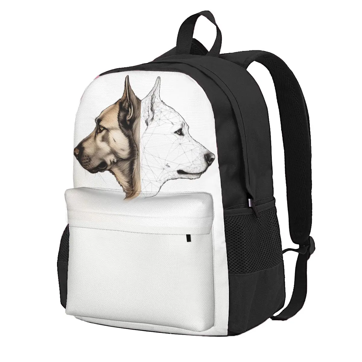 

Dog Backpack Two Sides To Face Female Polyester Camping Backpacks Soft Fun School Bags Rucksack