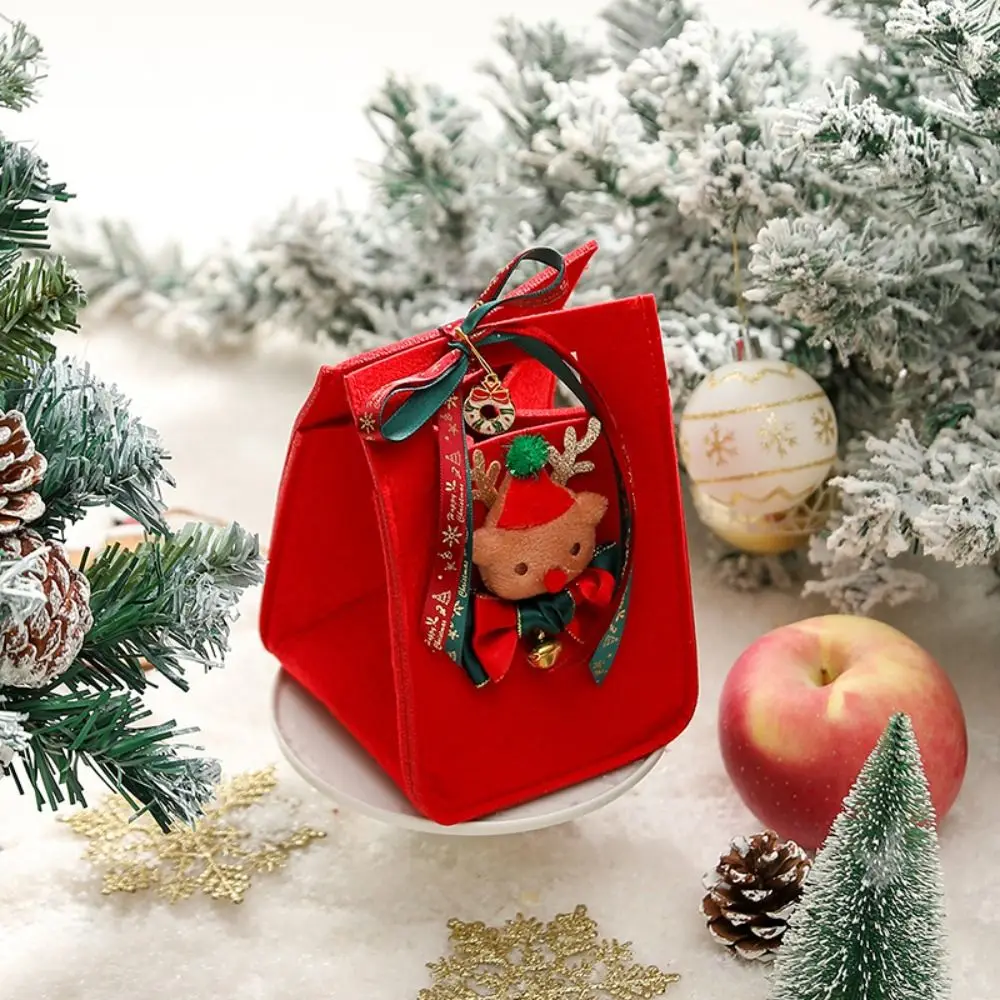 

Фетровый рождественский мешок для конфет