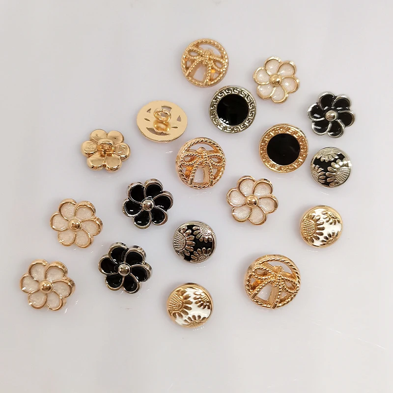 

пуговицы для одежды швейные принадлежности для рукоделия пуговицы декоративные Металлическая мини-пуговица для рубашки, 10 мм