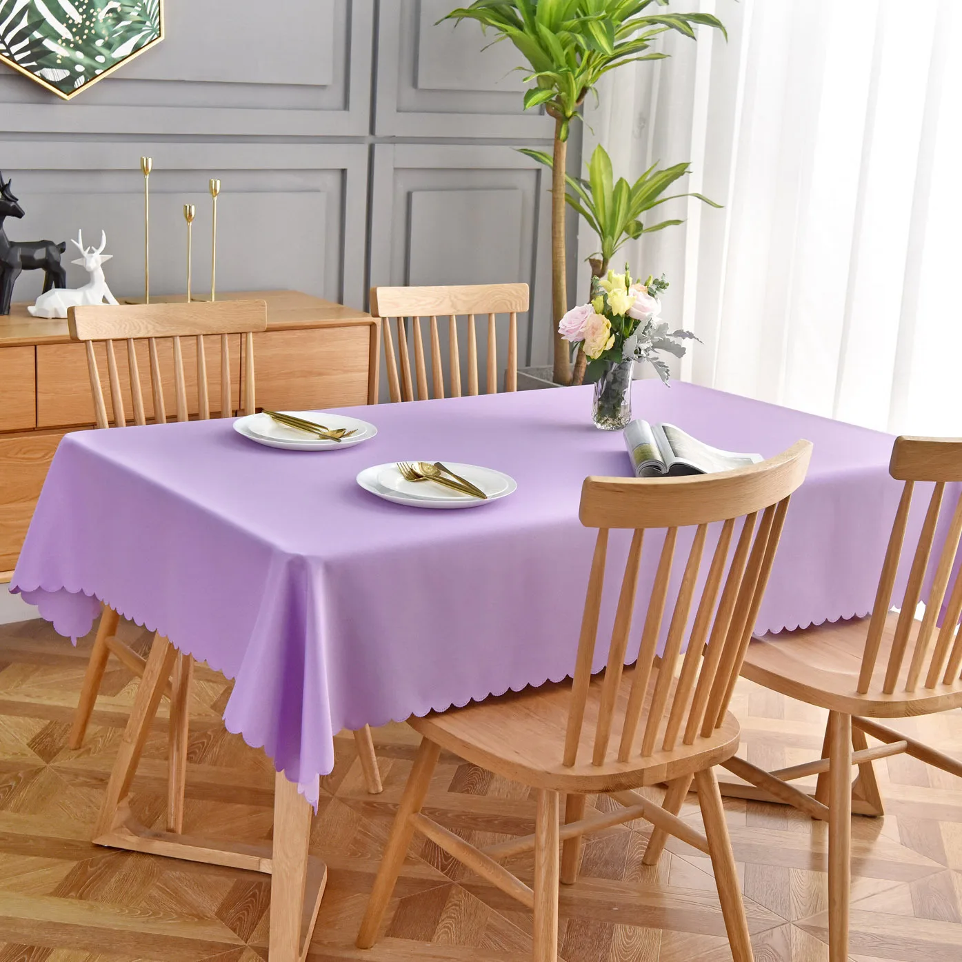 

Colored tablecloth is fashionable, beautiful, and waterproof_DAN184