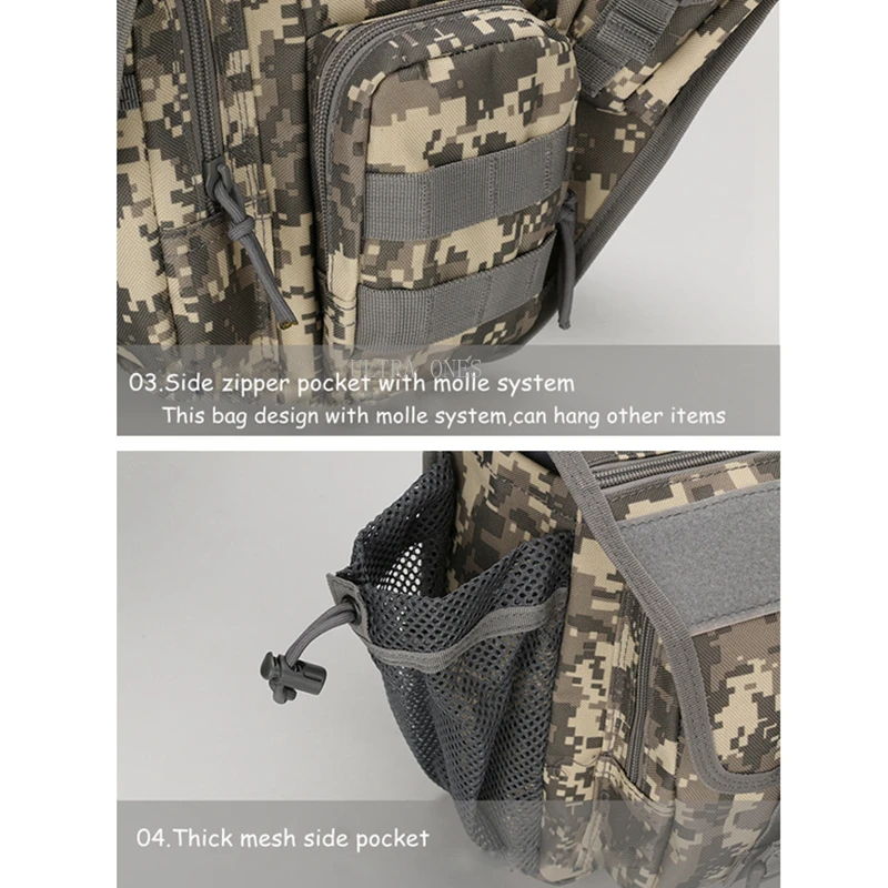 Сумка-мессенджер для активного отдыха походов кемпинга рыбалки вместительная