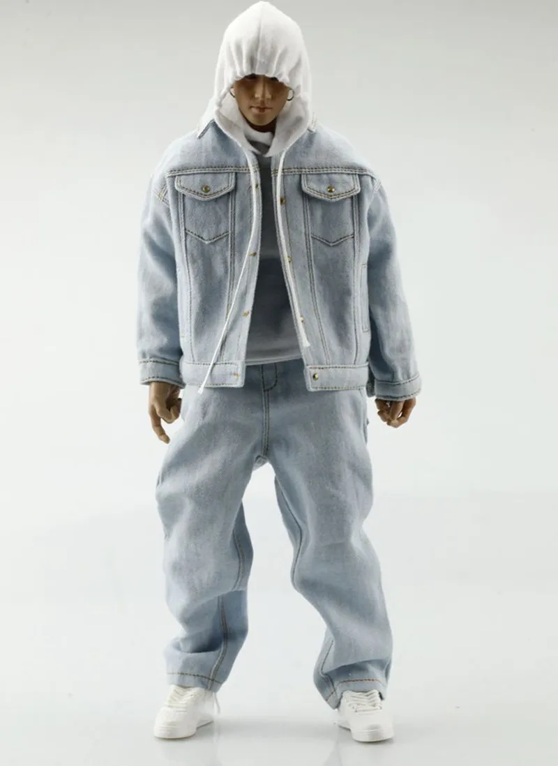 Экшн-фигурка Мужская в масштабе 1:6 из денима