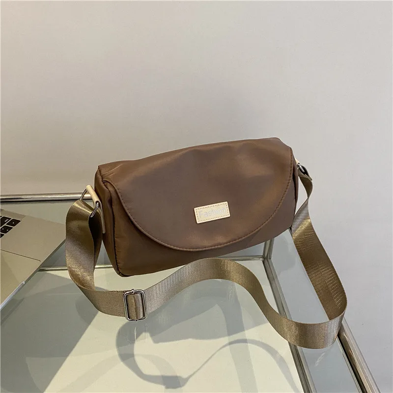 Ruil NewSolid Color Nylon Water Proof Messenger Bag Casual Simple Female Crossbody Pack Fashion  Handbags