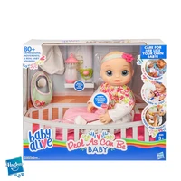 hasbro naughty baby smart interactive dolls can feed and talk girls play house toys childrens birthday gifts