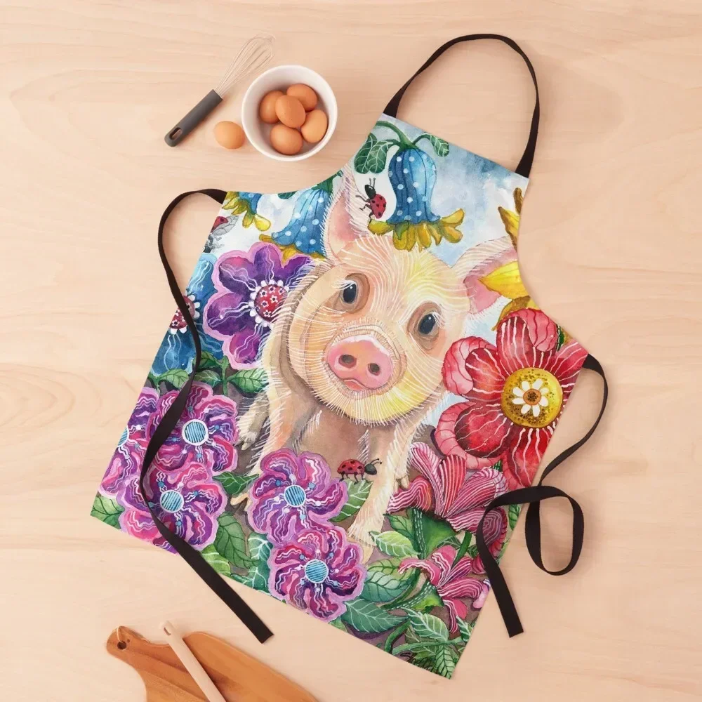 Фартук Penelope Pig кухонные вещи и для дома девочек настраиваемый фартук