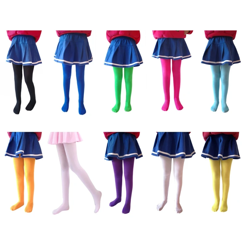 

Детские однотонные колготки для косплея на Хэллоуин, чулки, Маскарадные костюмы