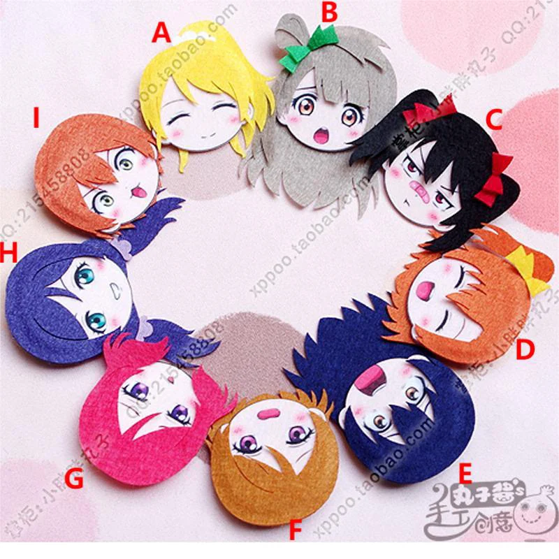 

Anime Badge LoveLive!School Idol Project Kousaka Honoka Hairpin Pin Brooch Nonwoven Fabric