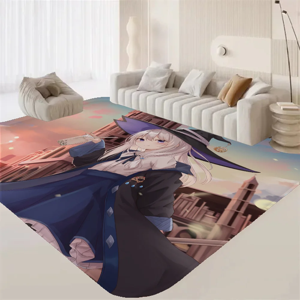 Majo No Tabitabi Door Mat Washable Non-Slip Living Room Sofa Chairs Area Kitchen Toilet Rug