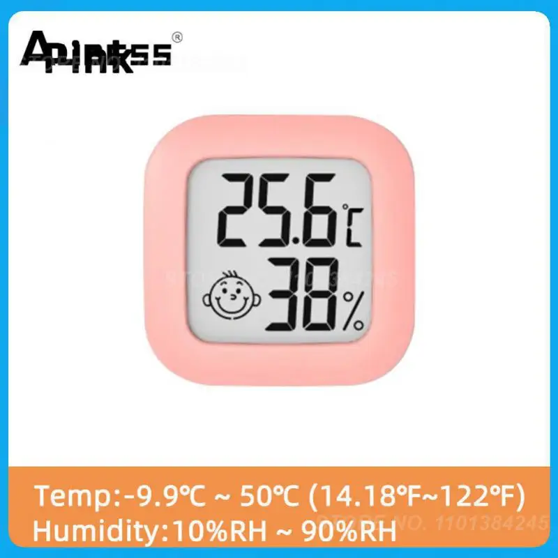 

Lcd Digital Electronic Temperature And Humidity Meter Humidity Gauge Meter Mini Upgrade Smiley Lcd Digital Gauge Weather Station
