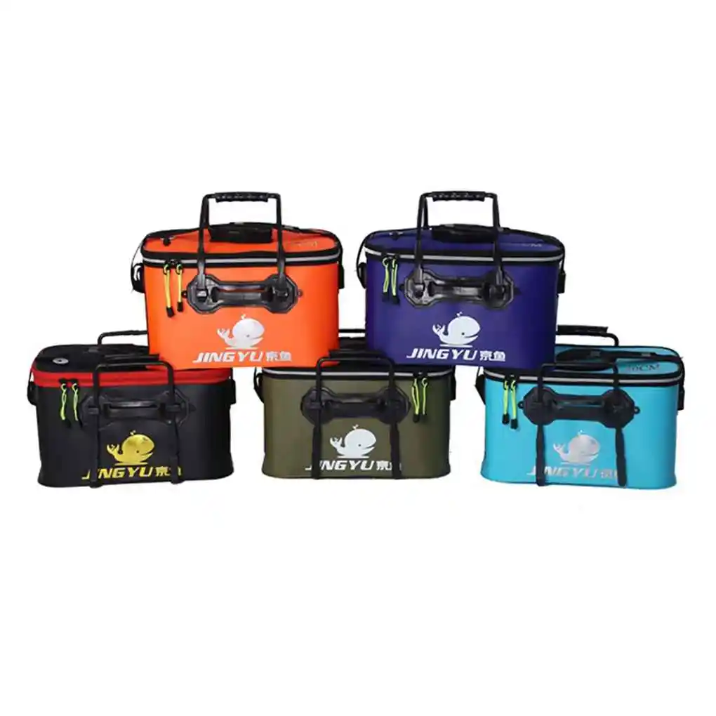 

Portable Collapsible Live Bait Bucket Outdoor Waterproof Folding Barrels Camping Travel Tools