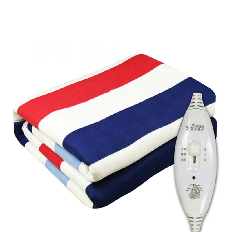 

220V 150x80cm Flannel Electric Heating Blanket Waterproof 3 Gears Adjustable Winter Electric Blanket with Overheating Protection