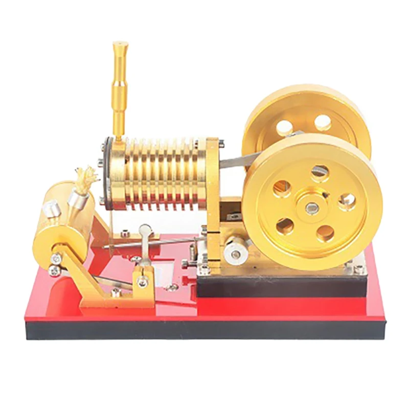 

Vacuum Fire-Absorbing Stirling Engine Model All-Copper Metal Engine Model Scientific Power Generation Experimental Toy A