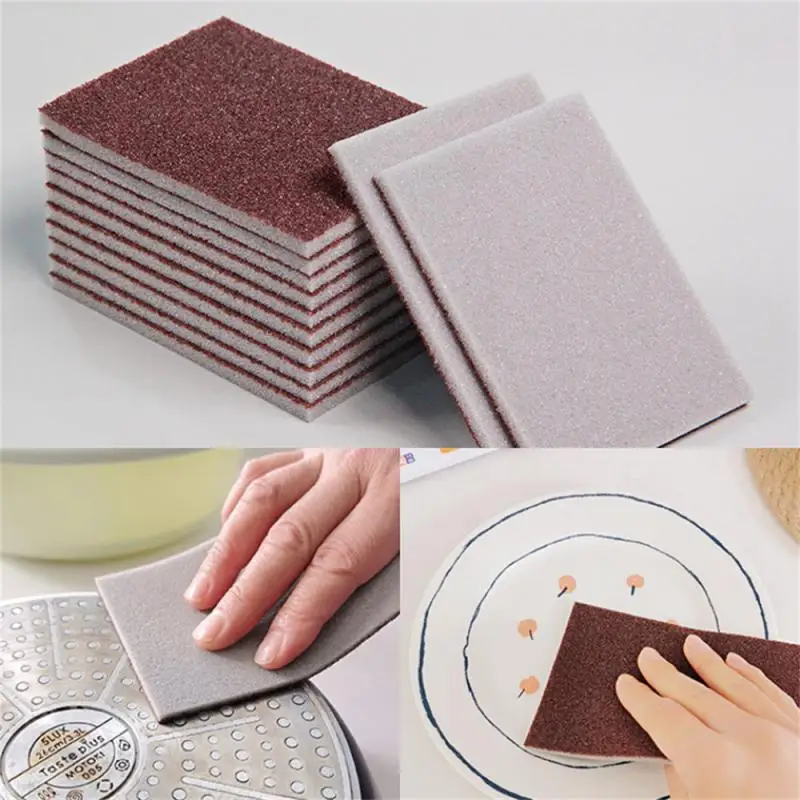 

2/4/5PCS Multi-function Magical Cleaning Sponge Reusable For Removing Rust Cleaning Dishes Wash Sponges For Cooktop Pot