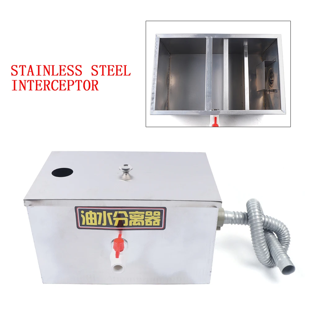 

Stainless Steel Grease Trap Interceptor Restaurant Kitchen Waste-water