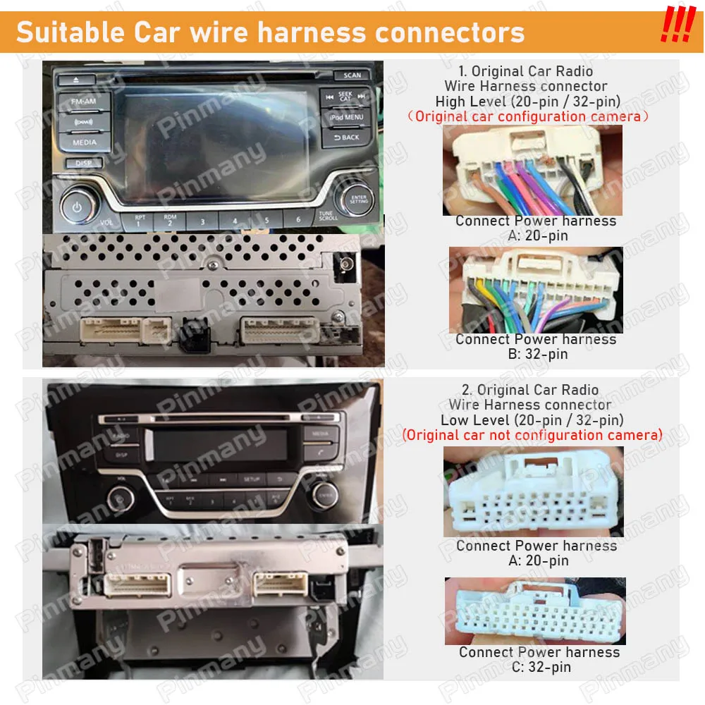 Автомобильный радиоприемник CAN Bus жгут проводов разъем для Nissan Rogue Titan Xterra Frontier