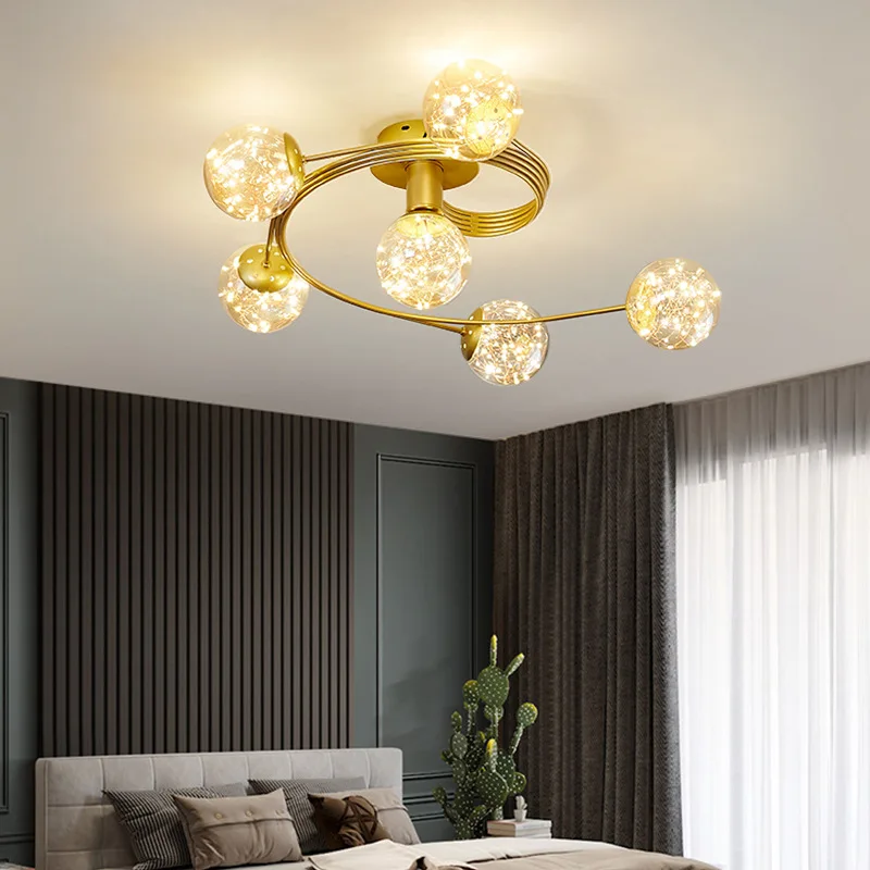 

Скандинавский потолочный светильник SANDYHA, светодиодсветодиодный лампа в стиле постмодерн для гостиной, столовой, спальни, креативный домаш...