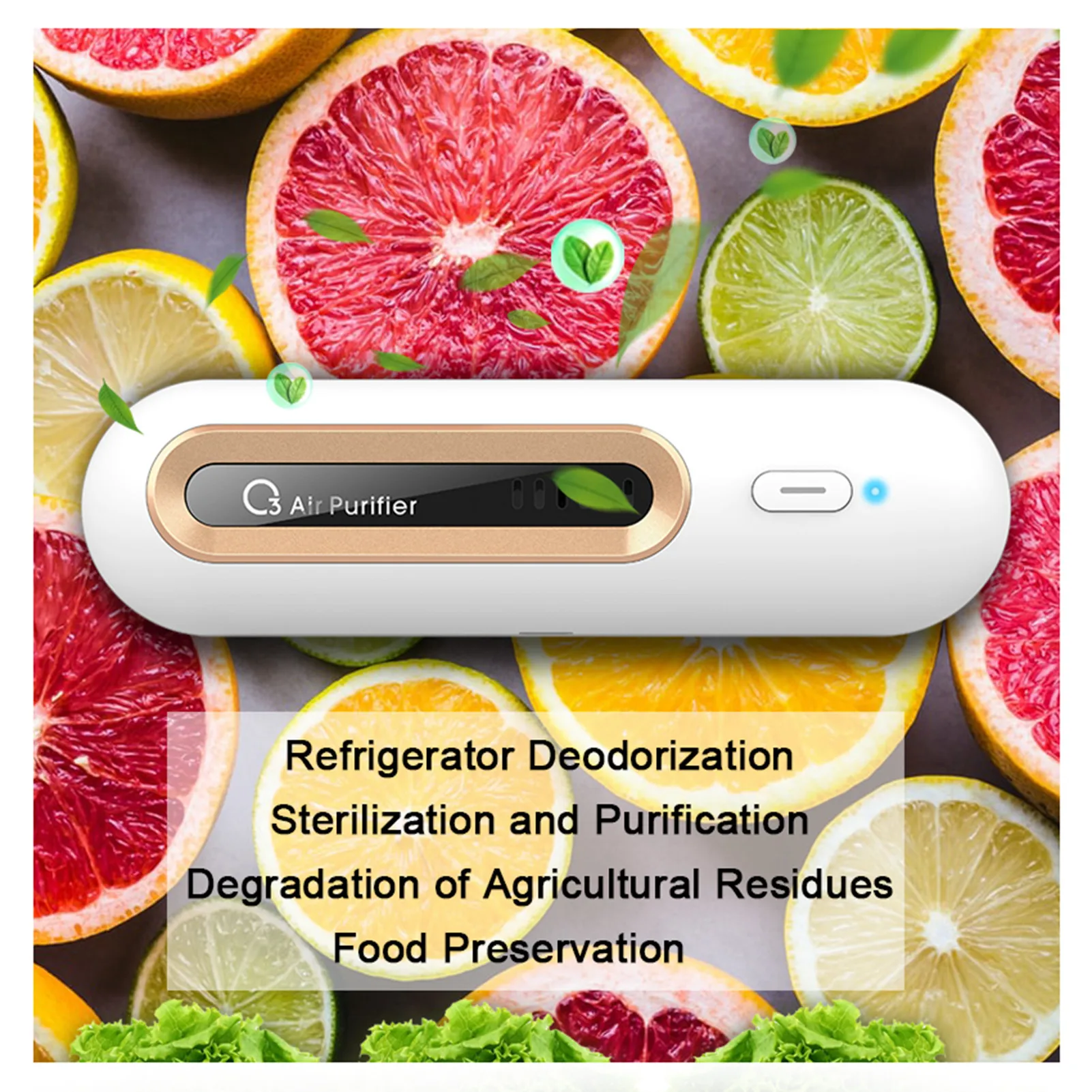 

Генератор FridgeOzone, воздухоочиститель, освежитель воздуха, дезодоратор для холодильника, гардероба, кабинета, портативный USB Charg Мини-Освежите...