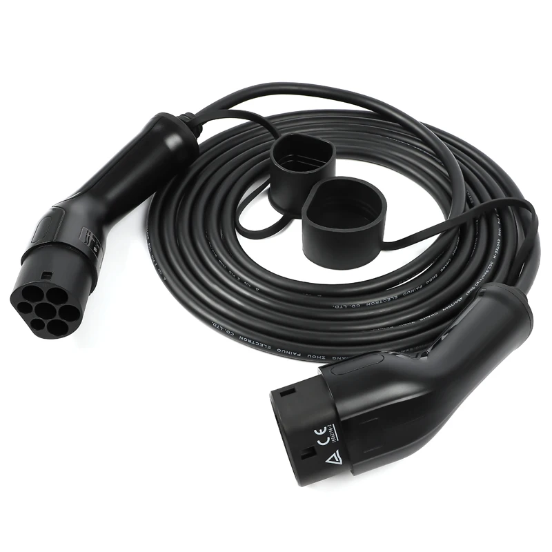

22kw Ev Cable Type 2 To Type 2 EV Charger Cable for Electric Vehicle Iec 62196 32a Evse Kit Battery Terminal Boot