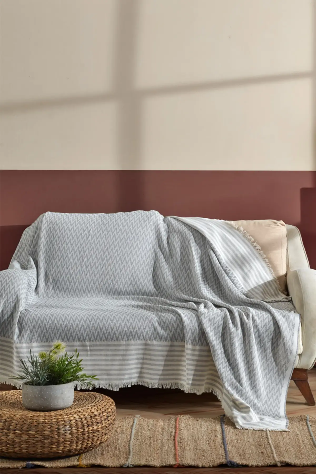 

Trio Natural Linen Seat Cover | Throw, cotton seat cover