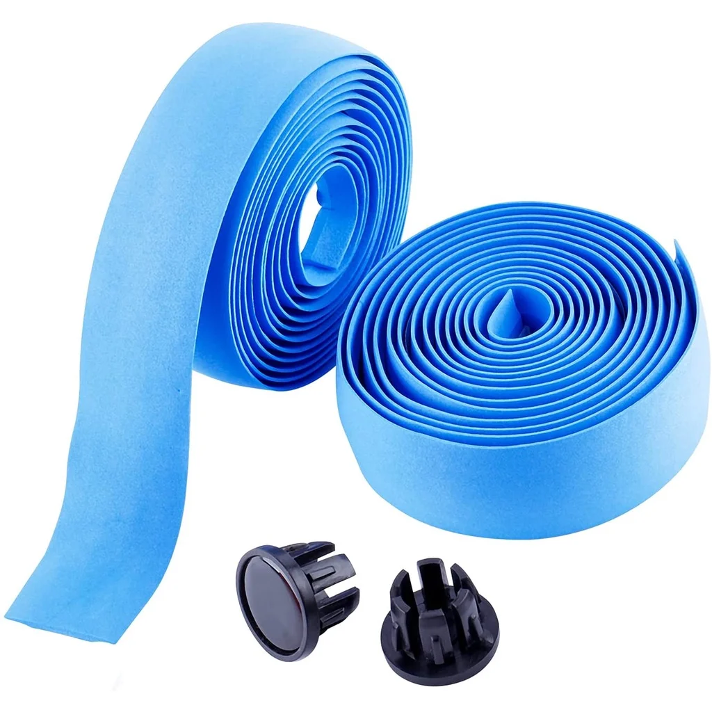 

2 Rolls Blue Bicycle Handle Bar Tape,Bike Handlebar Tape for Road Bike Steering Wheel Chair Armrest Fishing Rot