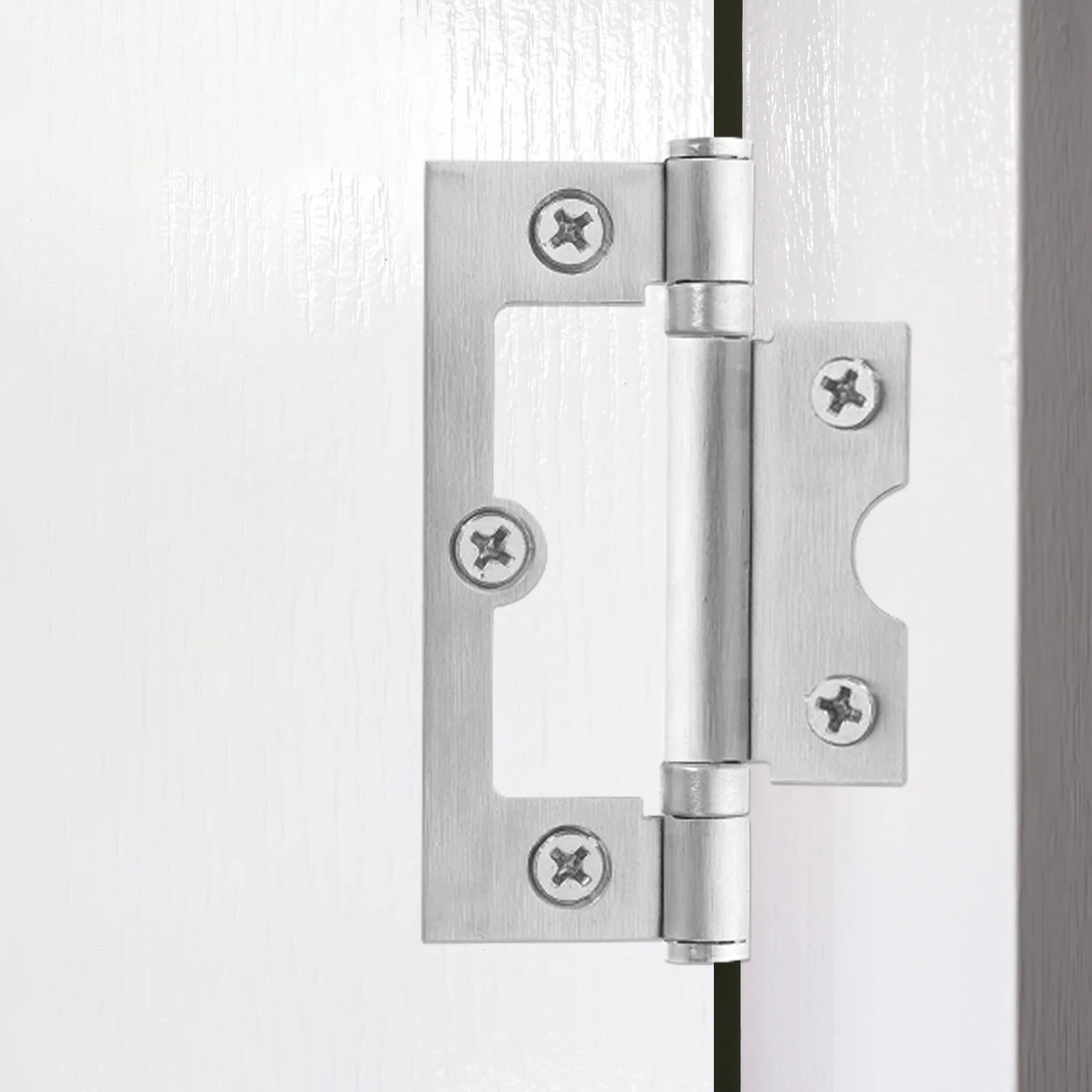 

6 Pairs Flush Hinge Heavy Duty Hinges Door Small Stainless Steel Cabinet & Furniture Doors